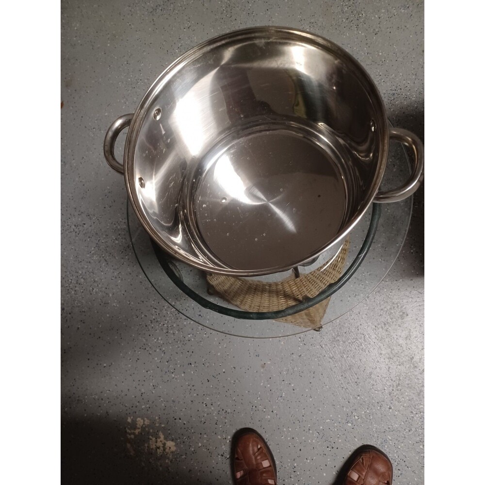 12 Quart ECHOLUTION Stainless Steel Pot No Lid NWOT Silver Color